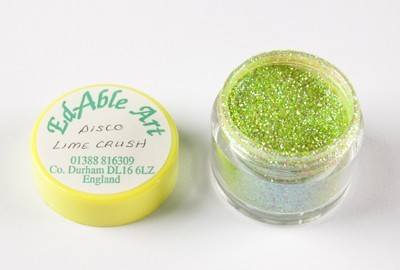 edable art disco lime crush