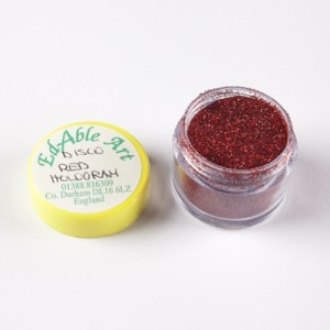 Edable Art Disco - Red Hologram
