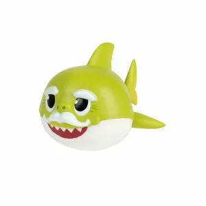 grandpa shark verde para decoração de bolo de aniversário