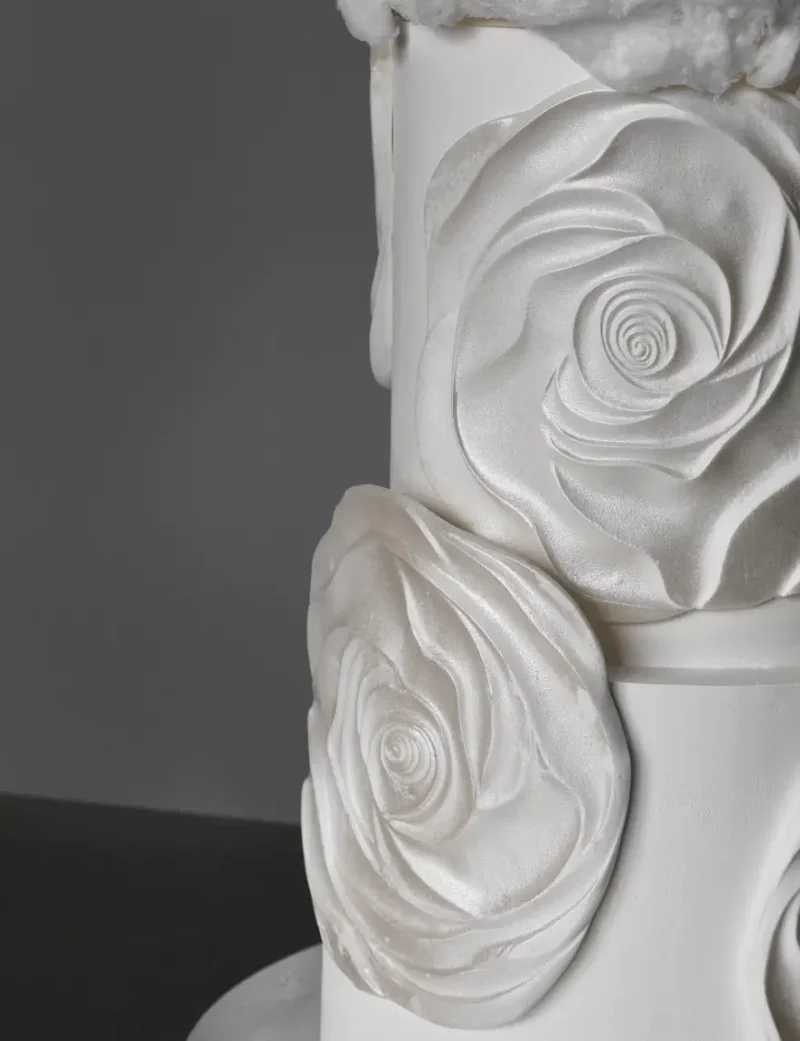 Molde Em Silicone Moleeks Perfect Ribbons Branco