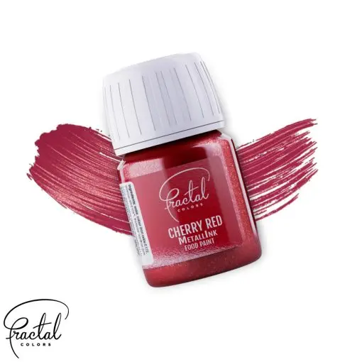 Cherry Red frasco de tinta alimentar comestível vermelha 30 gramas