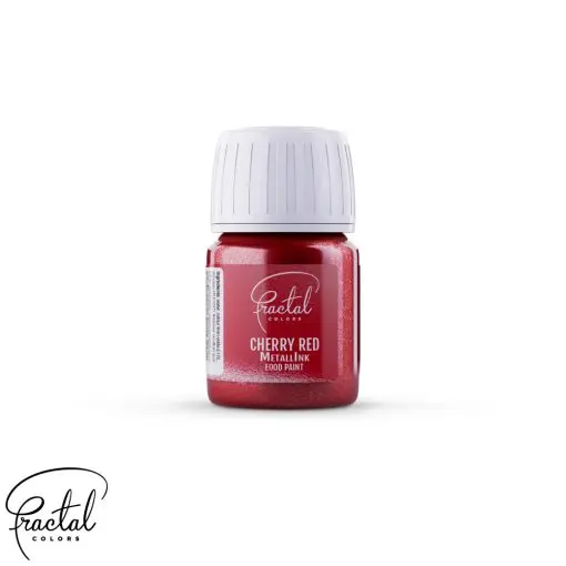 cherry red frasco de tinta comestivel fractal